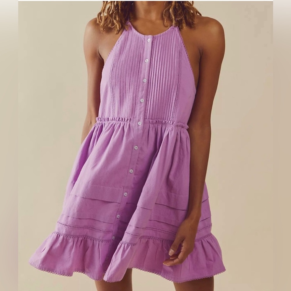 Free People "Desert Days" Mini Dress Size Medium - Picture 5 of 16